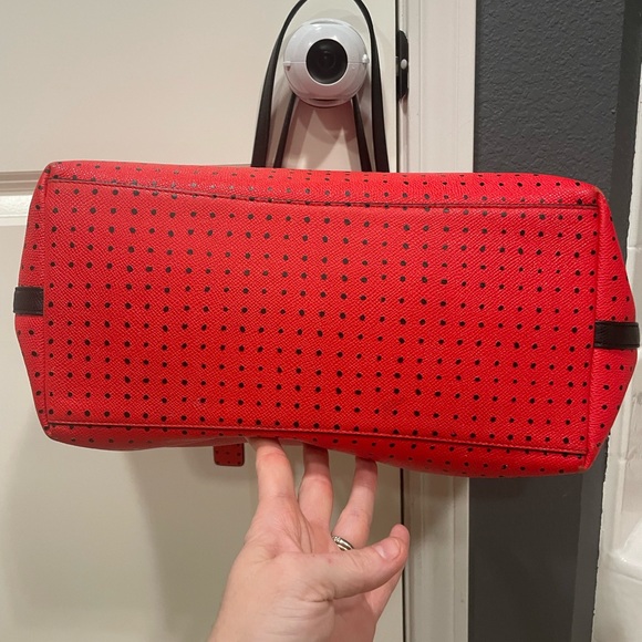 COACH | Red & Black Paisley Bandana Tote - Picture 8 of 13